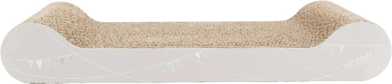 Junior scratching cardboard, 38 x 6 x 18 cm, light grey