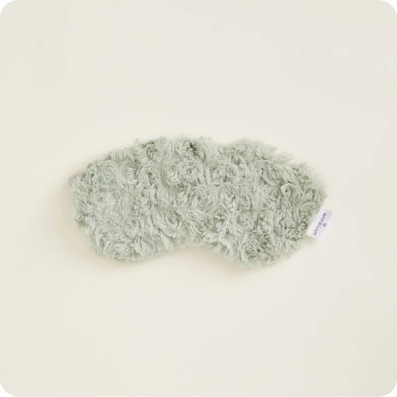 Curly Sage Green Warmies Eye Mask