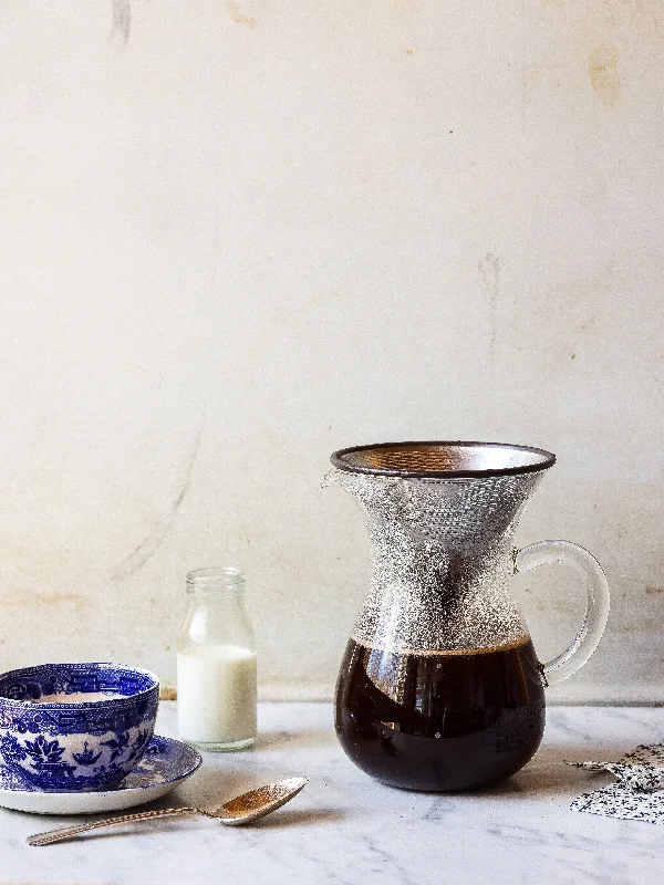 Glass Pour Over Carafe - in 2 sizes