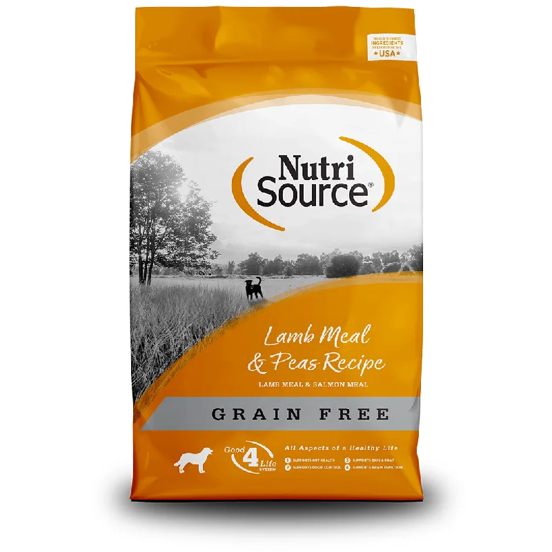 NutriSource Grain-Free Lamb Meal & Peas Dry Dog Food