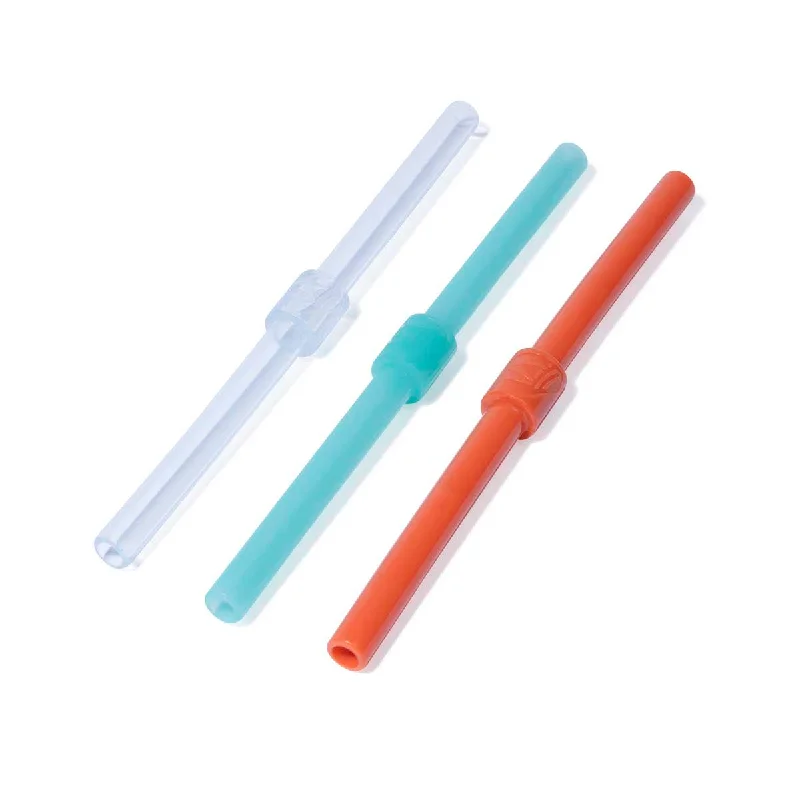 Sale Silipint Silicone 3-Pack Stopper Straws (8 oz Cups)