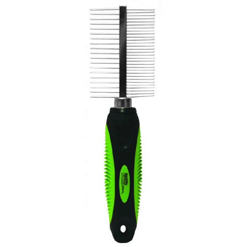 Burgham Pro Plus Double Sided Comb with Handle