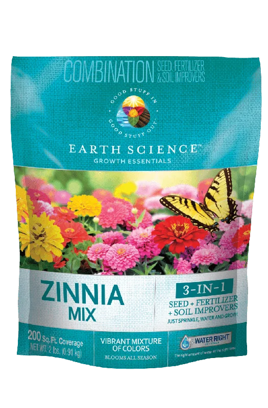 Earth Science Earth Science All-In-One Zinnia Wildflower Seed Mix