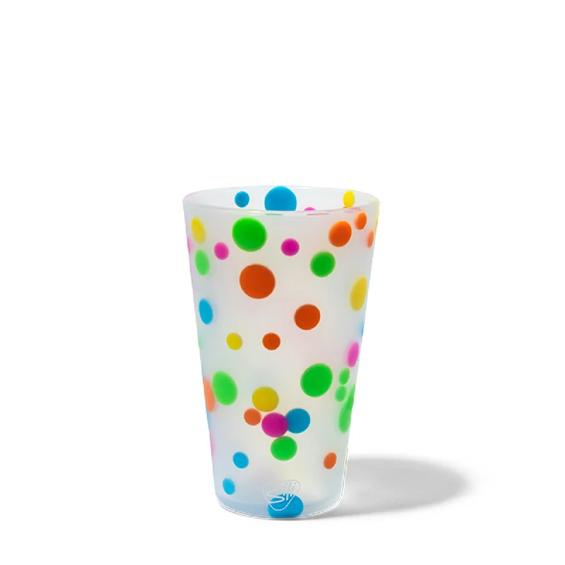 Silipint Silicone 16 oz Polka Dot Pint Glass