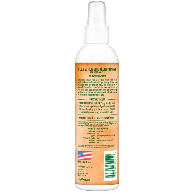 TROPICLEAN BITE RELIEF SPRAY 8 oz