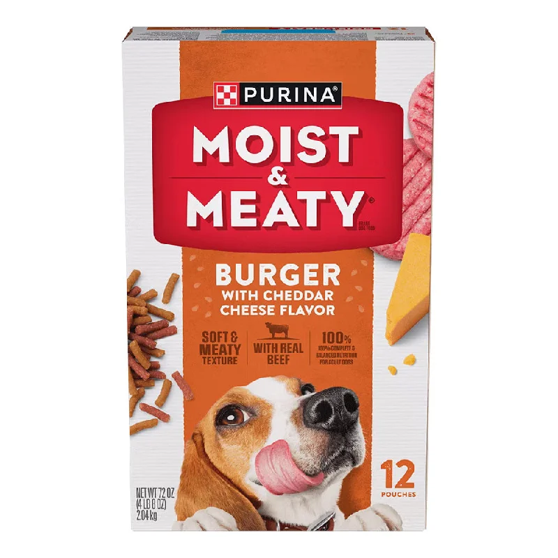 PURINA MOIST & MEATY BURGER WITH CHEESE 72 oz