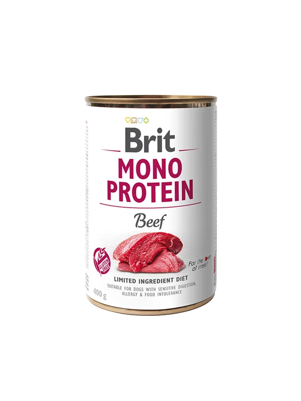 Brit Mono Protein tins 400g - Beef