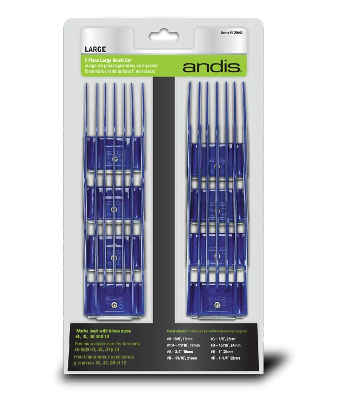 Andis 8-Piece Universal Attachment Comb Set