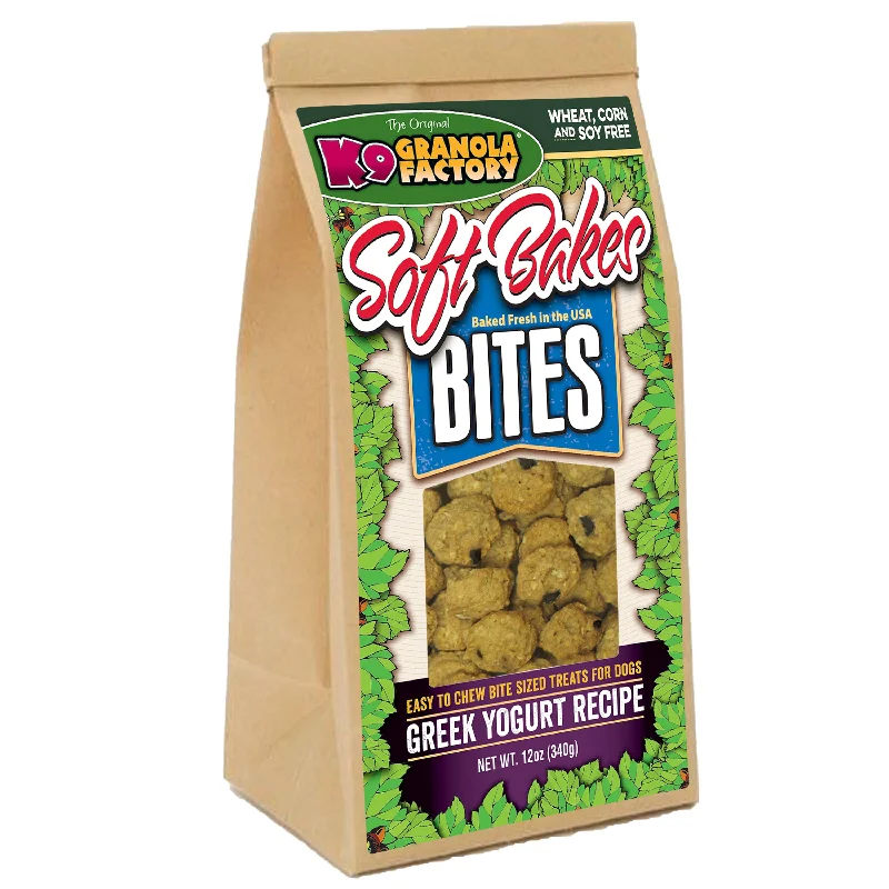 K9 Granola Factory Soft Bakes Bites Dog Treats, Greek Yogurt