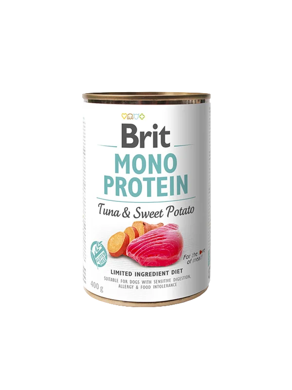 Brit Mono Protein tins 400g - Tuna & Sweet Potato