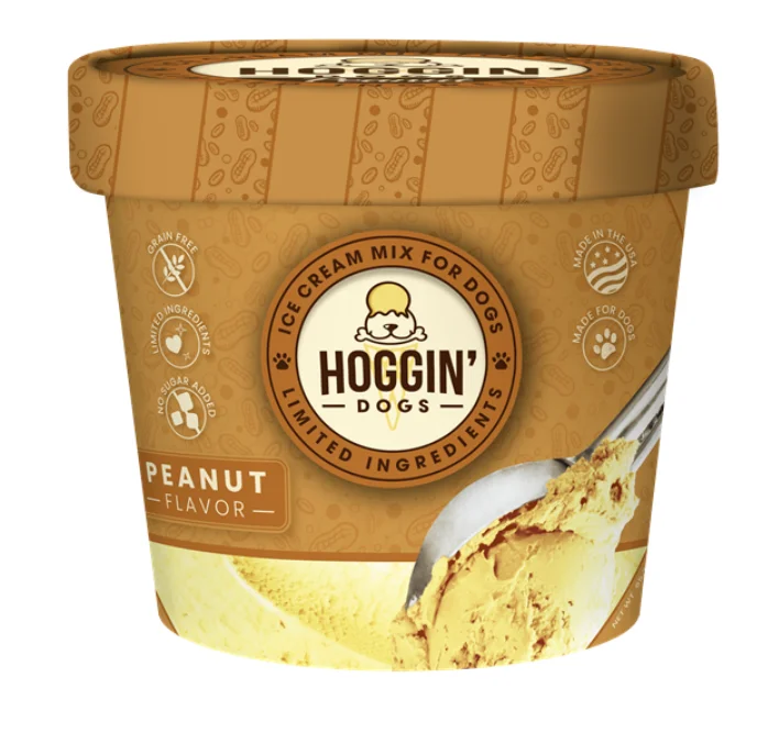 Puppy Cake Hoggin' Dogs Ice Cream Mix - Peanut