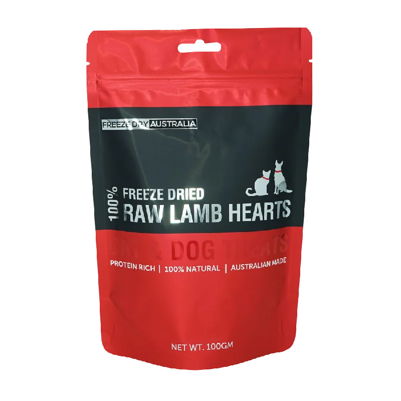 FREEZE DRIED DICED LAMB HEARTS