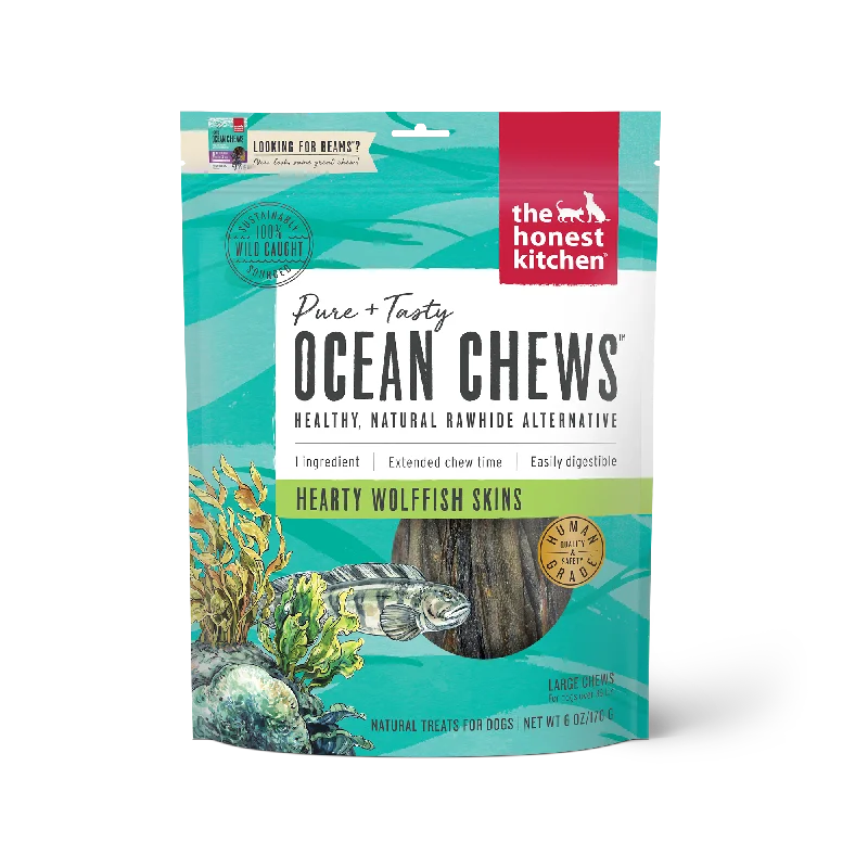 The Honest Kitchen Beams Wolffish Skins Dog Treats