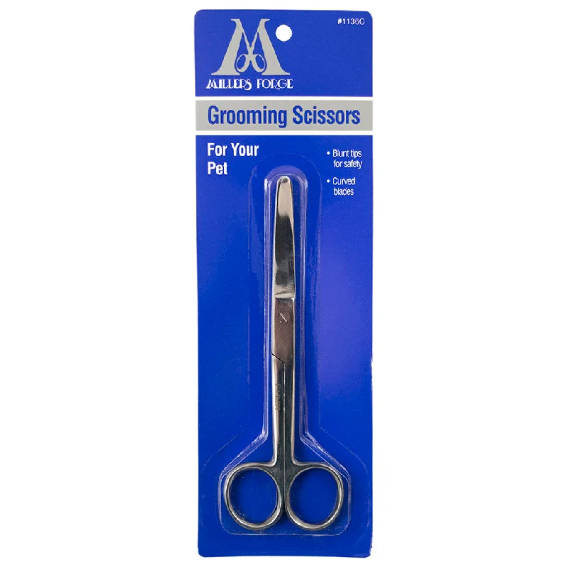 Millers Forge Curved Grooming Scissor Blunt Tip 5.75"