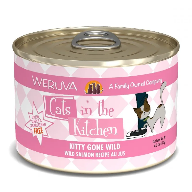 Weruva Kitty Gone Wild Wild Salmon Recipe Au Jus Canned Cat Food