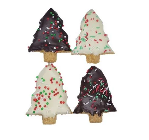 Huds and Toke – Carob & Yogurt Frosted Christmas Tree