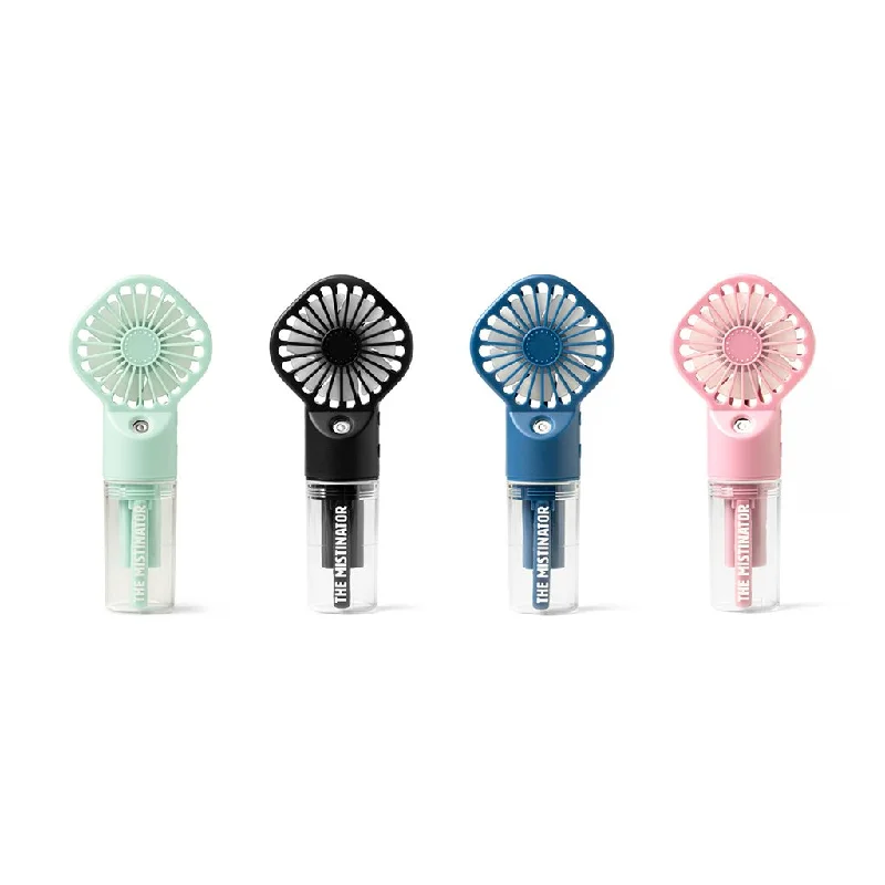 DM Merchandising : Modern Monkey The Mistinator 2-in-1 Rechargeable Water Fan - Assorted by style/color. Includes 1 at random