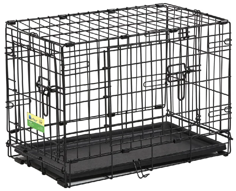 MidWest Contour 2 Door Black Wire Dog Crates