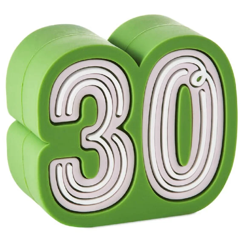 Hallmark : Charmers 30th Birthday Silicone Charm