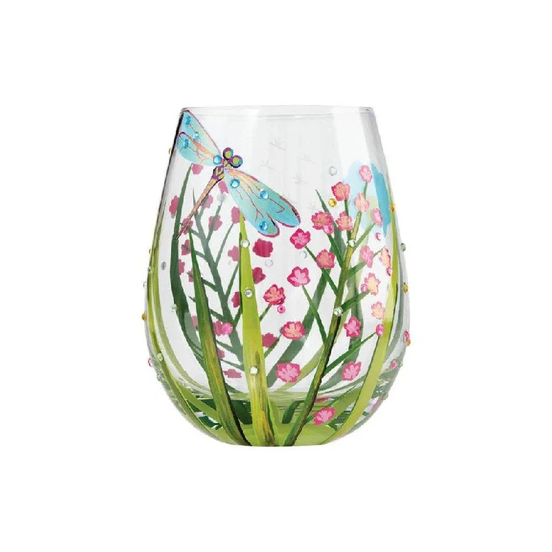 Lolita : Stemless Glass Dragonfly