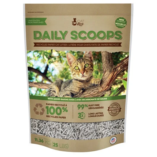 Daily Scoops - Recycled Paper Litter - 25 lb