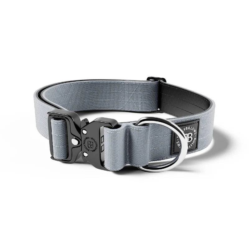 4cm Combat® Collar | Rated Clip - NO HANDLE - Metal Grey