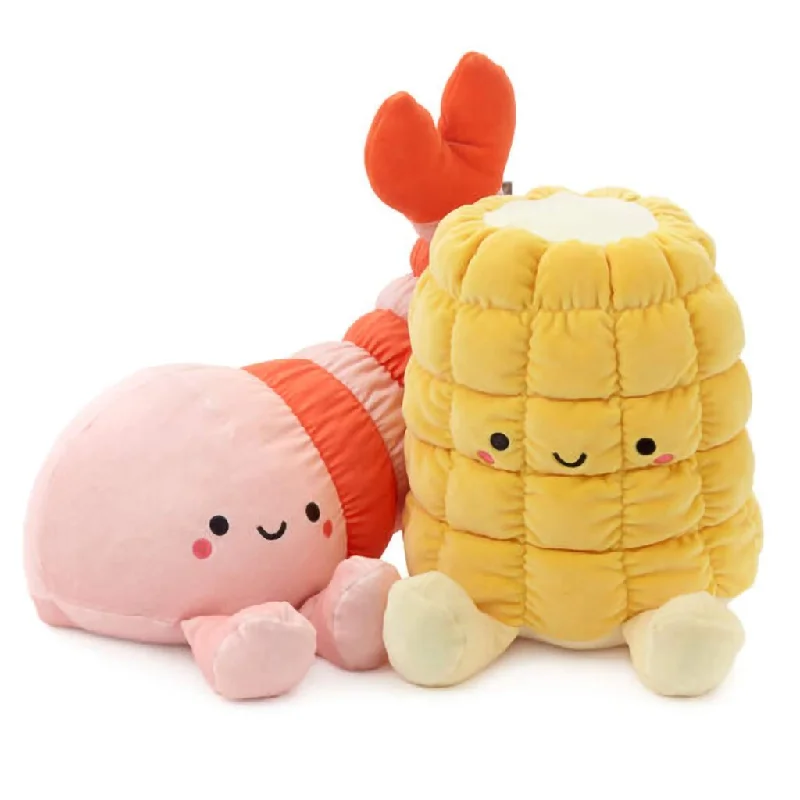 Hallmark : Large Better Together Jumbo Shrimp and Corn Magnetic Plush Pair, 17"