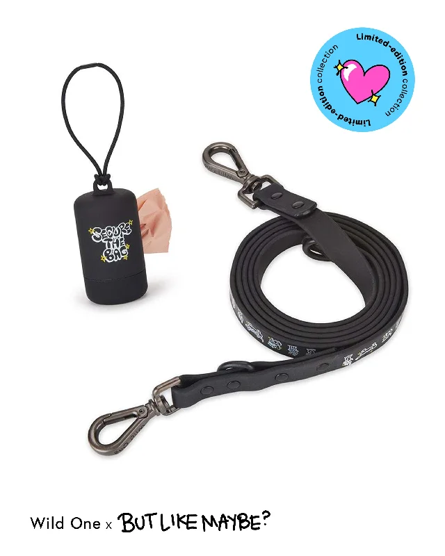 But Like Maybe Leash & Poop Bag Carrier Kit