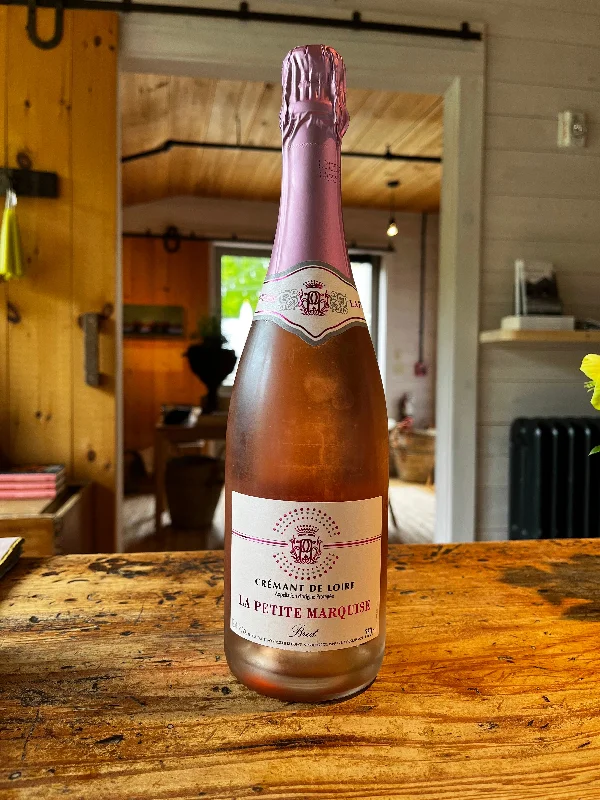 Cremant de Loire Brut Rosé Wine  (La Petite Marquise)