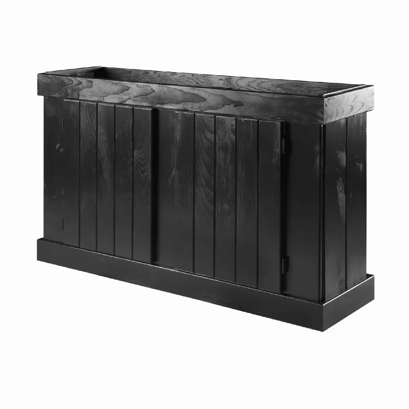 AQUEON PINE CABINET STAND BLACK 48X12in