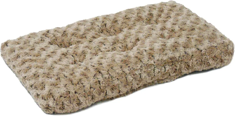 Ombre' Mocha Swirl Fur Pet Bed 42in