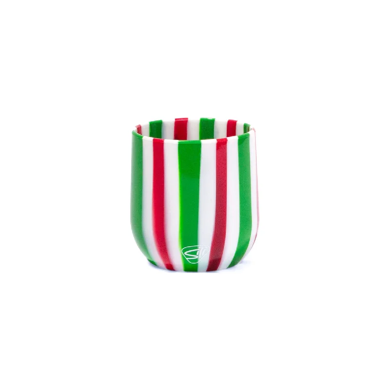 Silipint Silicone 12 oz Candy Cane Collection Wine Tumbler