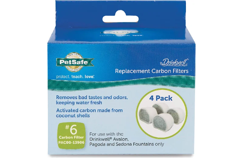 PET SAFE Drinkwell replacement Carbon #6 Filters 4pk