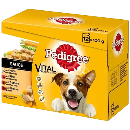 Pedigree Selection Box in Gravy Sauce, 12 pack