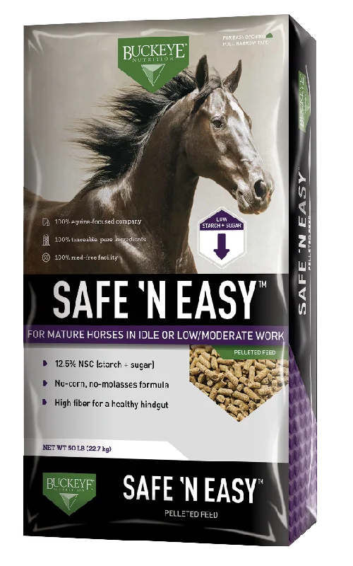 Buckeye Safe & Easy Pelleted Feed 50lb