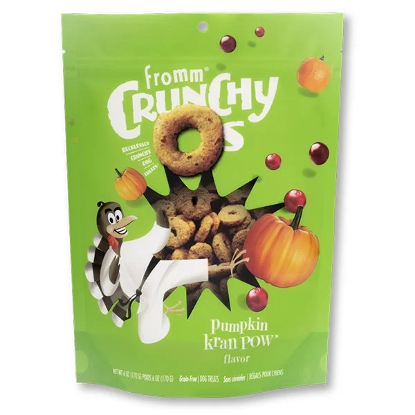 Fromm Crunchy Os Pumpkin Kran Pow Flavored Dog Treats