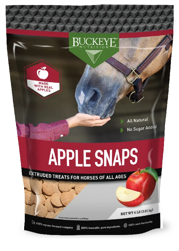 Buckeye No Sugar Added Apple Snaps Horse Treat 4lb