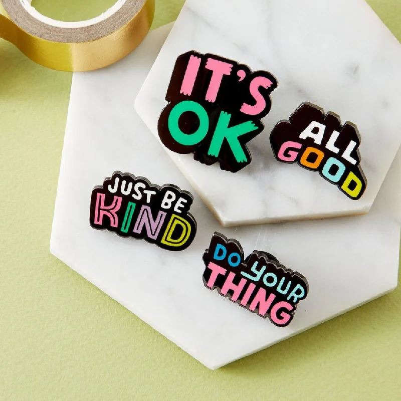 Slogan Pins