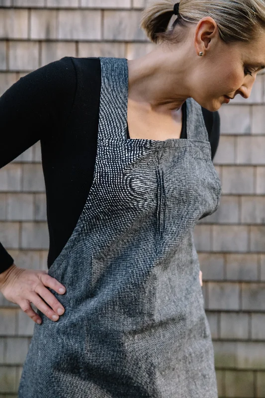 Cross Back Homespun Apron - a TLK original