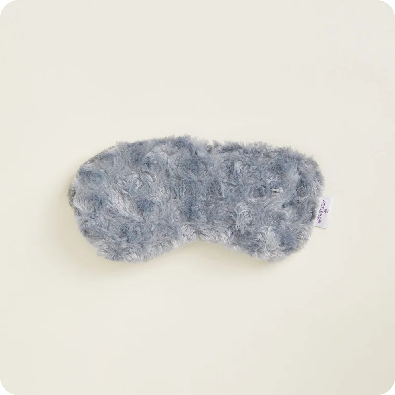 Curly Gray Warmies Eye Mask