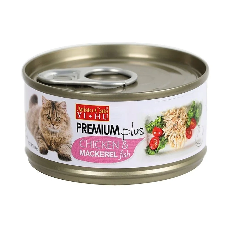 Aristo-cats Premium Plus Chicken And Mackerel Fish Canned Cat Food