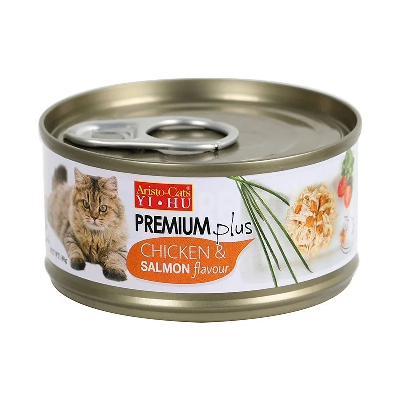 Aristo-cats Premium Plus Chicken And Salmon Flavour Canned Cat Food