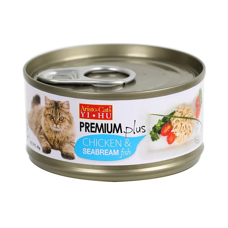 Aristo-cats Premium Plus Chicken And Seabream Fish Canned Cat Food