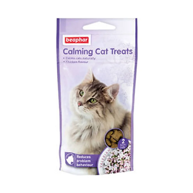 Beaphar | Natural Herbal Calming | Cat Treats with Valerian - 35g